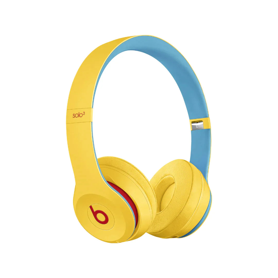 Beats Solo3, Solo 2 Wireless, On-Ear, Yellow, Ecological Leather ( 1 P –  GODGET STORE