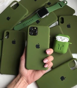 Silicone Case (OLIVE GREEN)